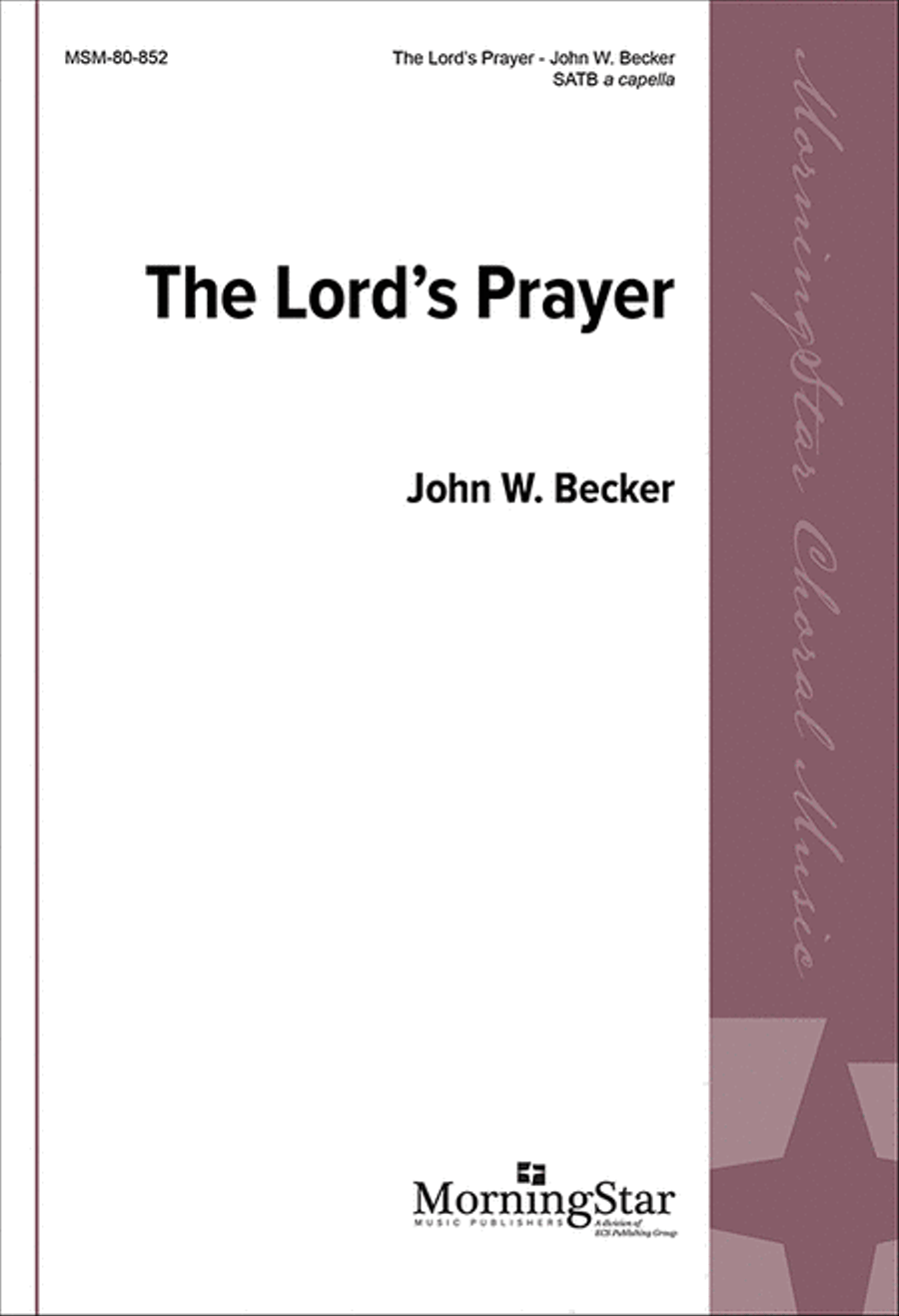 The Lord's Prayer 4-Part scores gallery preview page 1