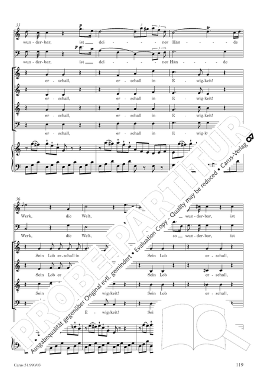 The Creation (Die Schopfung) The Creation (Die Schopfung) 4-Part scores gallery preview page 122