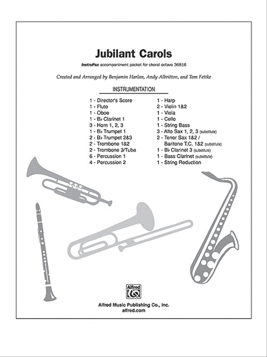 Jubilant Carols Choir scores gallery preview page 1