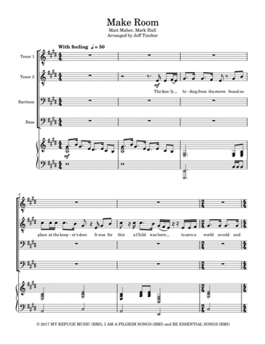 Make Room TTBB scores gallery preview page 2