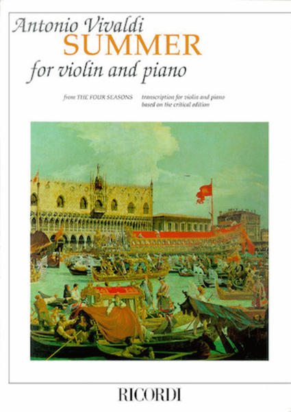 Concerto in G Minor “L'estate” (Summer) from The Four Seasons RV315, Op.8 No.2 by Antonio Vivaldi Violin Solo - Sheet Music