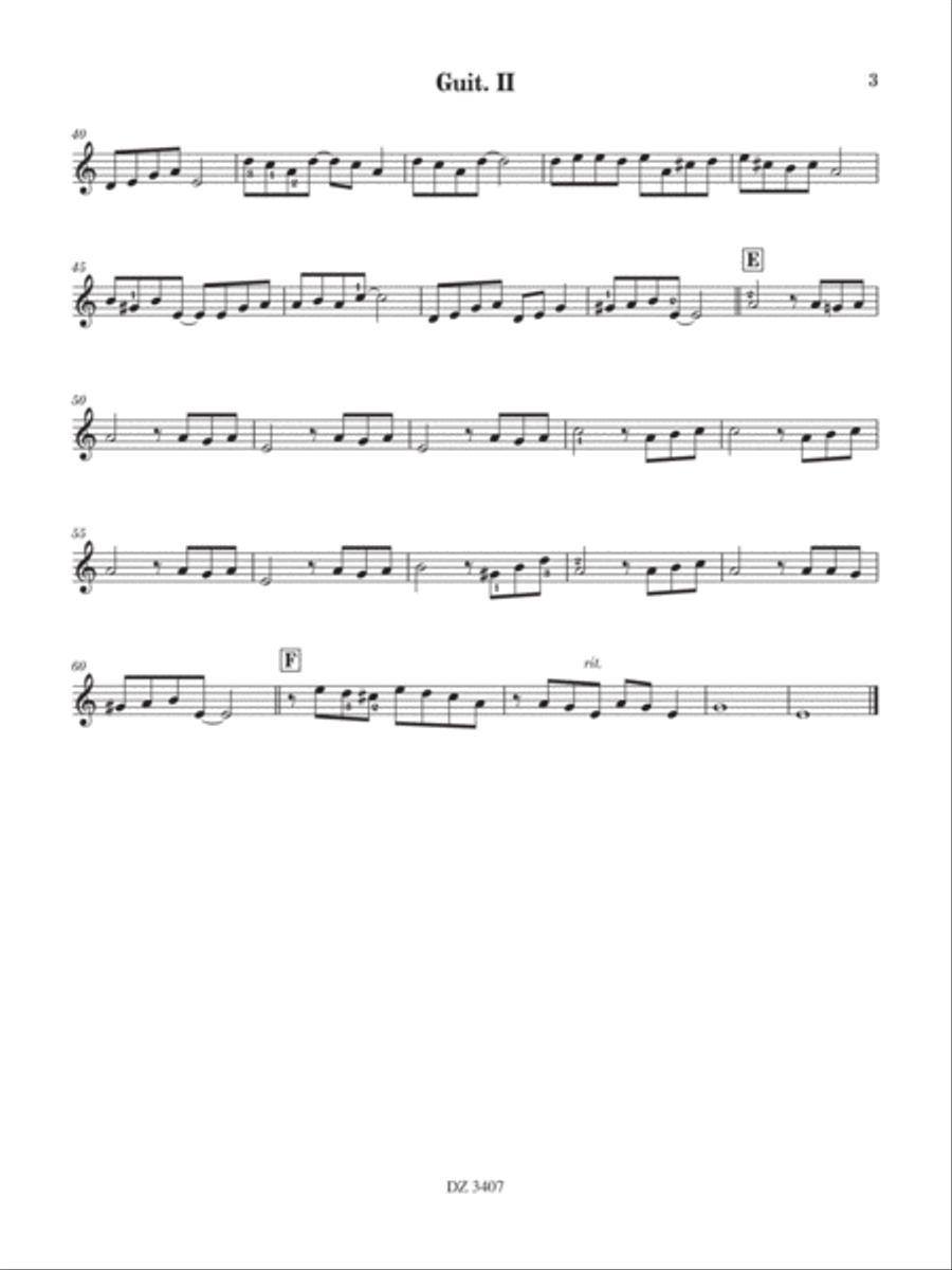 L'instant Rock L'instant Rock Guitar Ensemble scores gallery preview page 6
