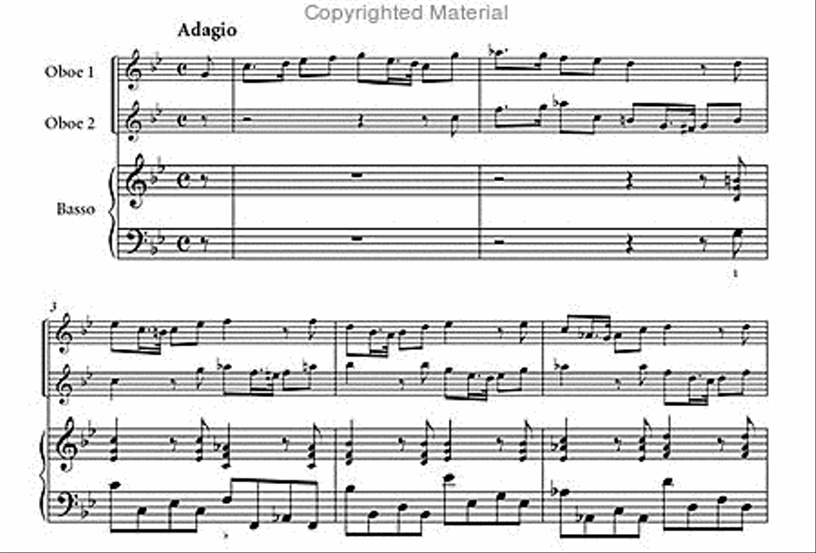 Trio sonata Trio sonata Oboe scores gallery preview page 2
