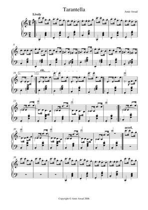 Tarantella for Solo Piano