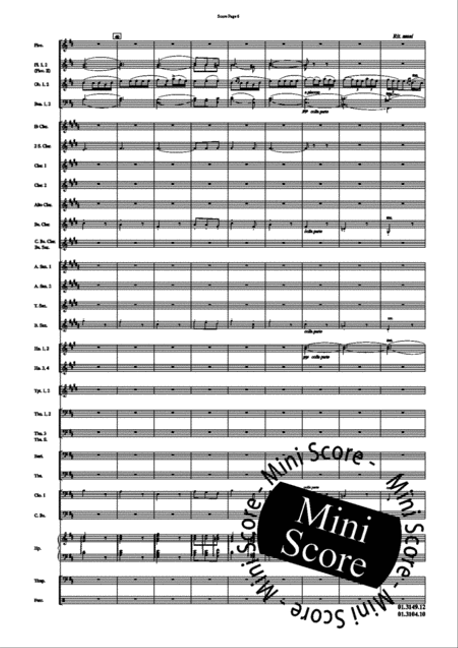 Scheherazade, Part II Concert Band scores gallery preview page 10