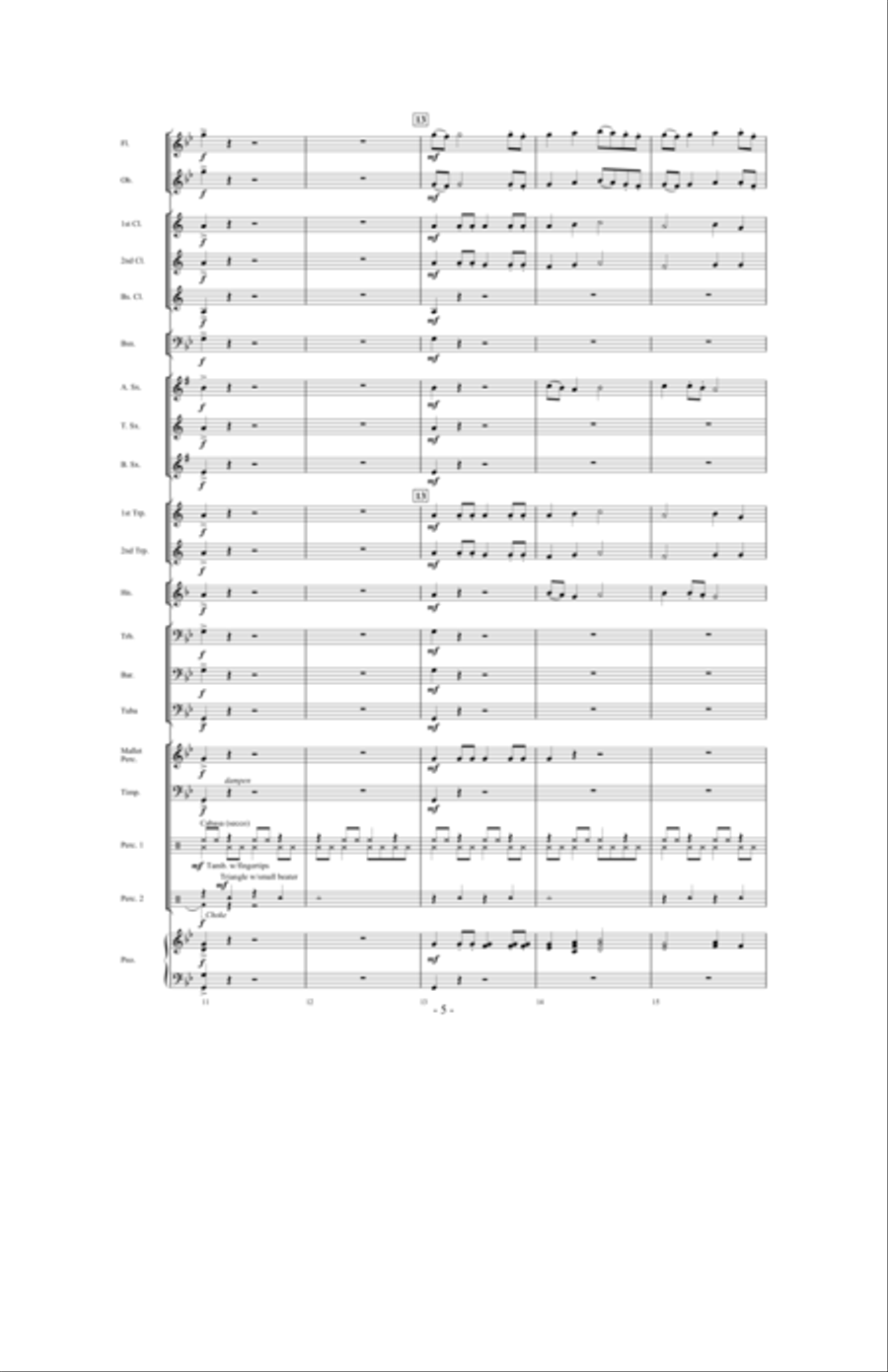 Storm Clouds Concert Band scores gallery preview page 4