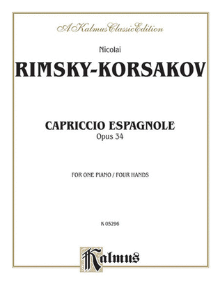 Book cover for Capriccio Espagnole Piano Duet