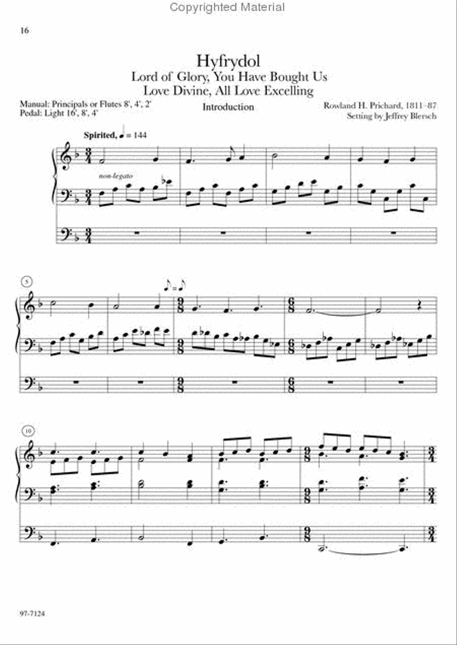 Introductions, Harmonizations, Accompaniments, Interpretations, Vol. 1 Organ scores gallery preview page 4