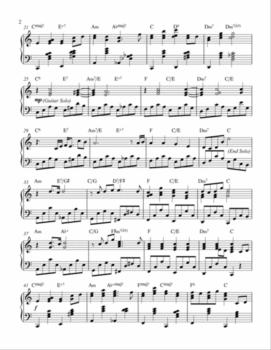 Winter Shelter Electric Guitar scores gallery preview page 2
