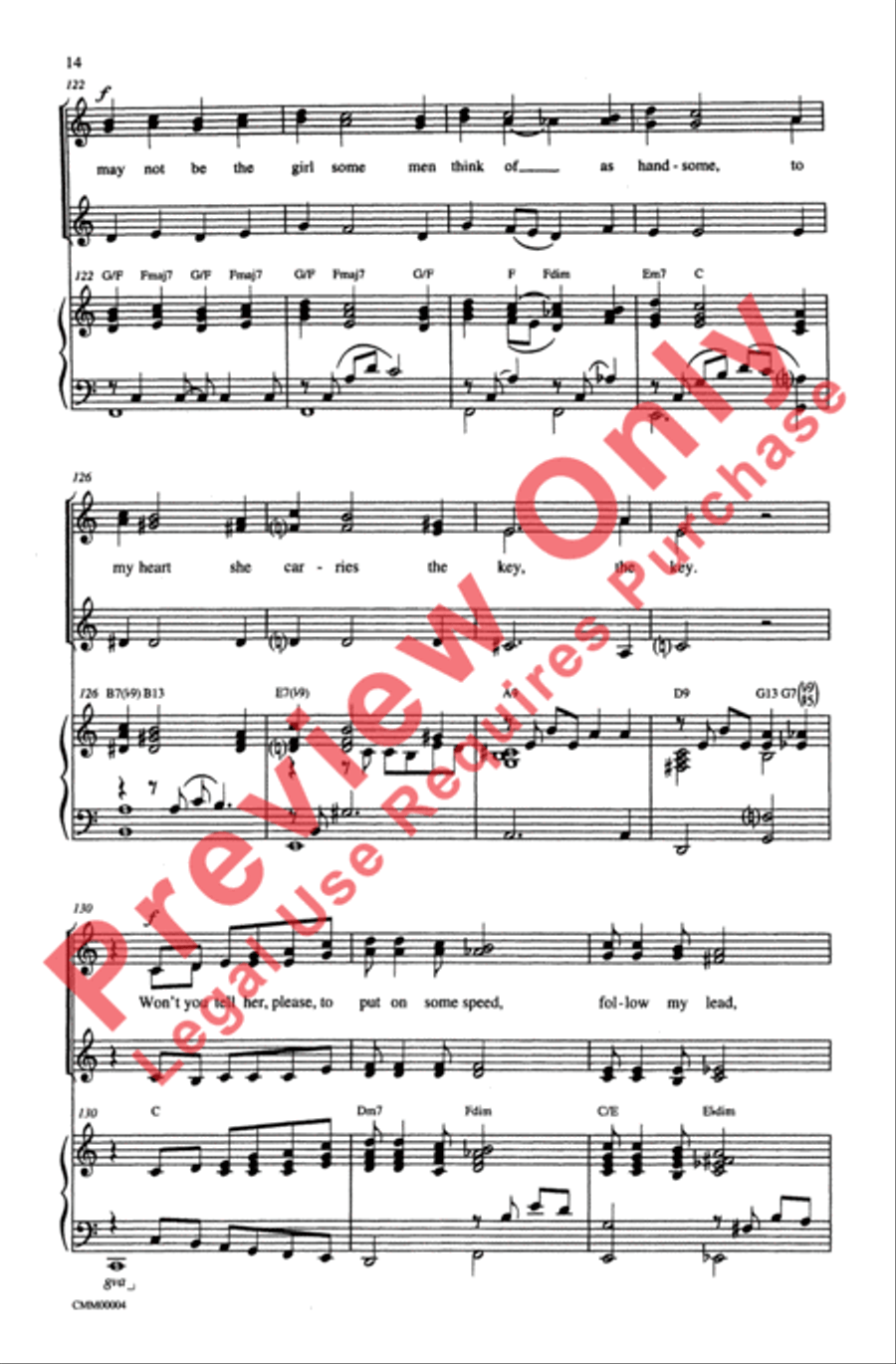 George Gershwin Medley George Gershwin Medley SSA scores gallery preview page 14