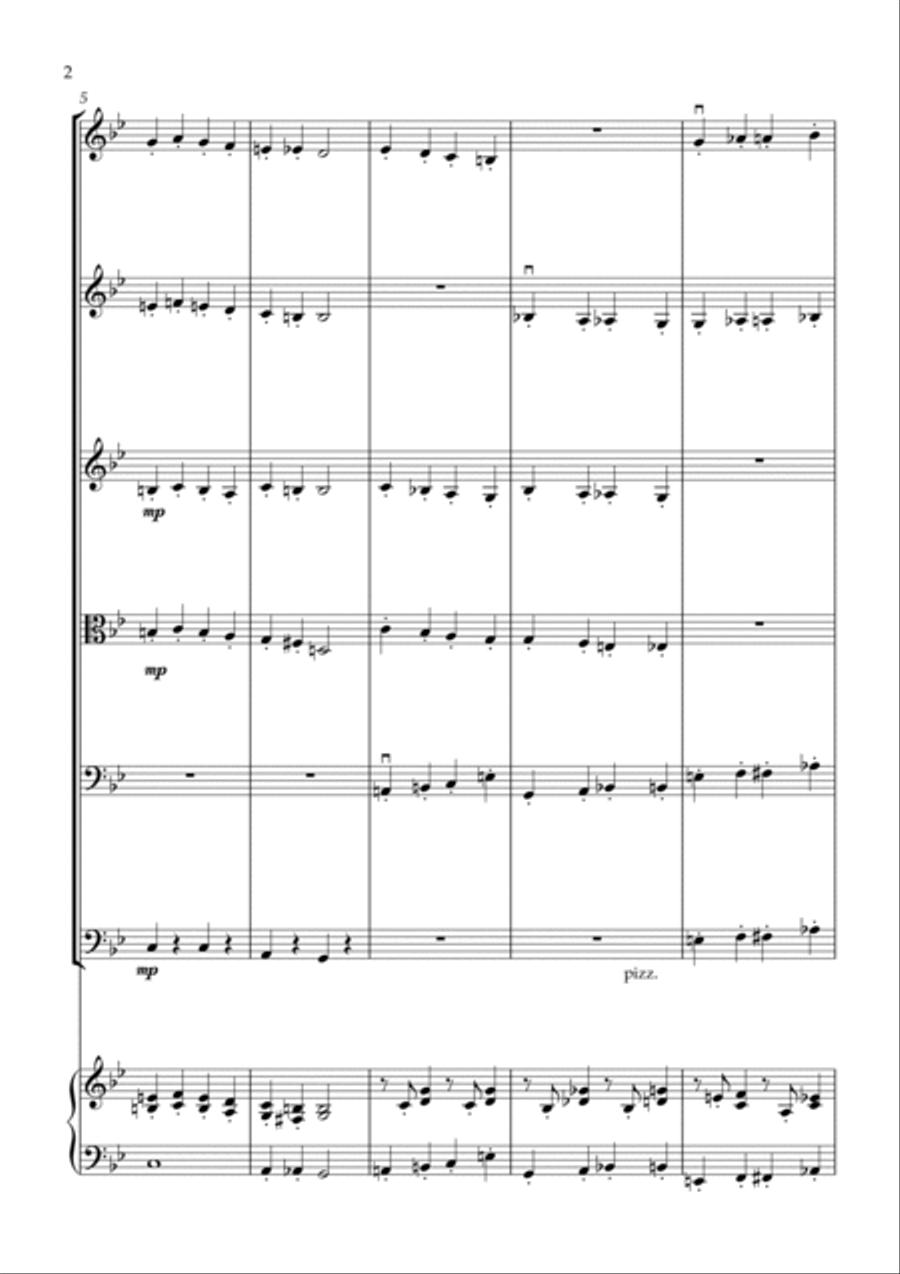 WALLACE THE WIGGLY WORM FOR YOUNG STRING ORCHESTRA String Orchestra scores gallery preview page 2