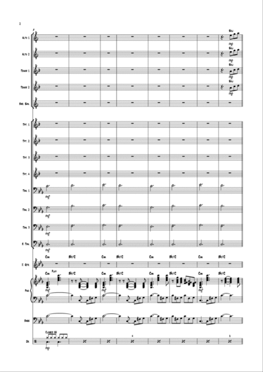 We Are The Champions We Are The Champions Jazz Ensemble scores gallery preview page 3