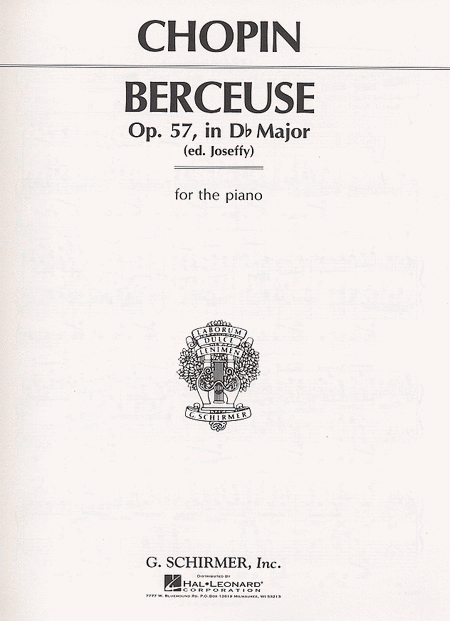 Frederic Chopin: Berceuse, Op. 57