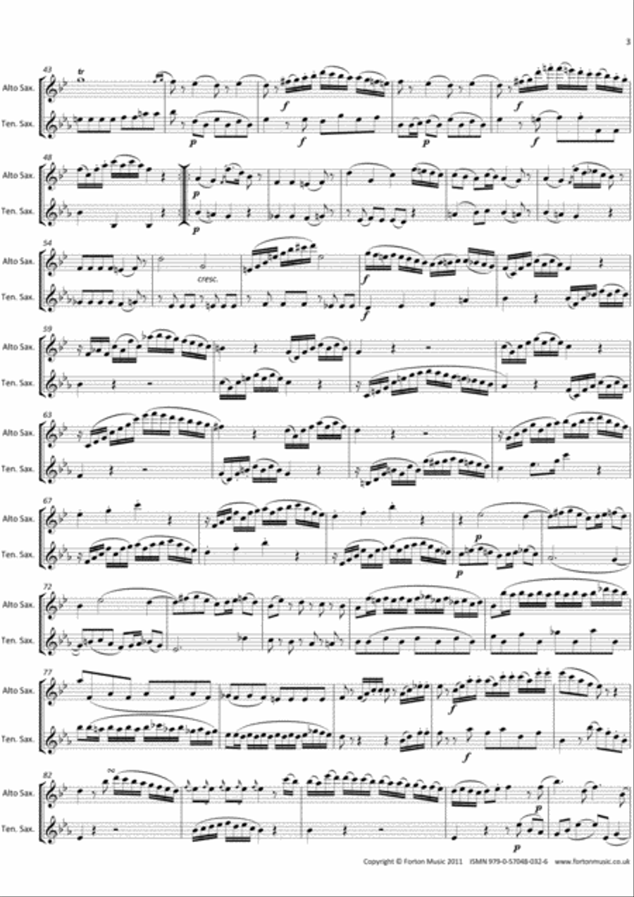 Duo KV423 Woodwind Duet scores gallery preview page 3