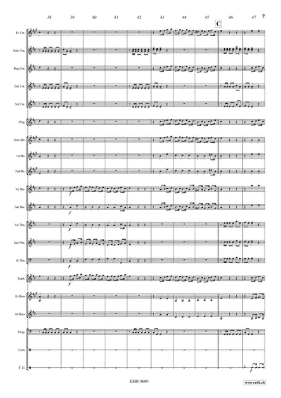 Fireworks Highlights Brass Band scores gallery preview page 8