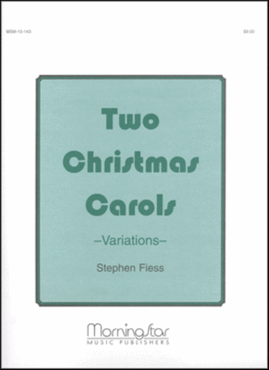Variations on Two Christmas Carols Organ scores gallery preview page 1