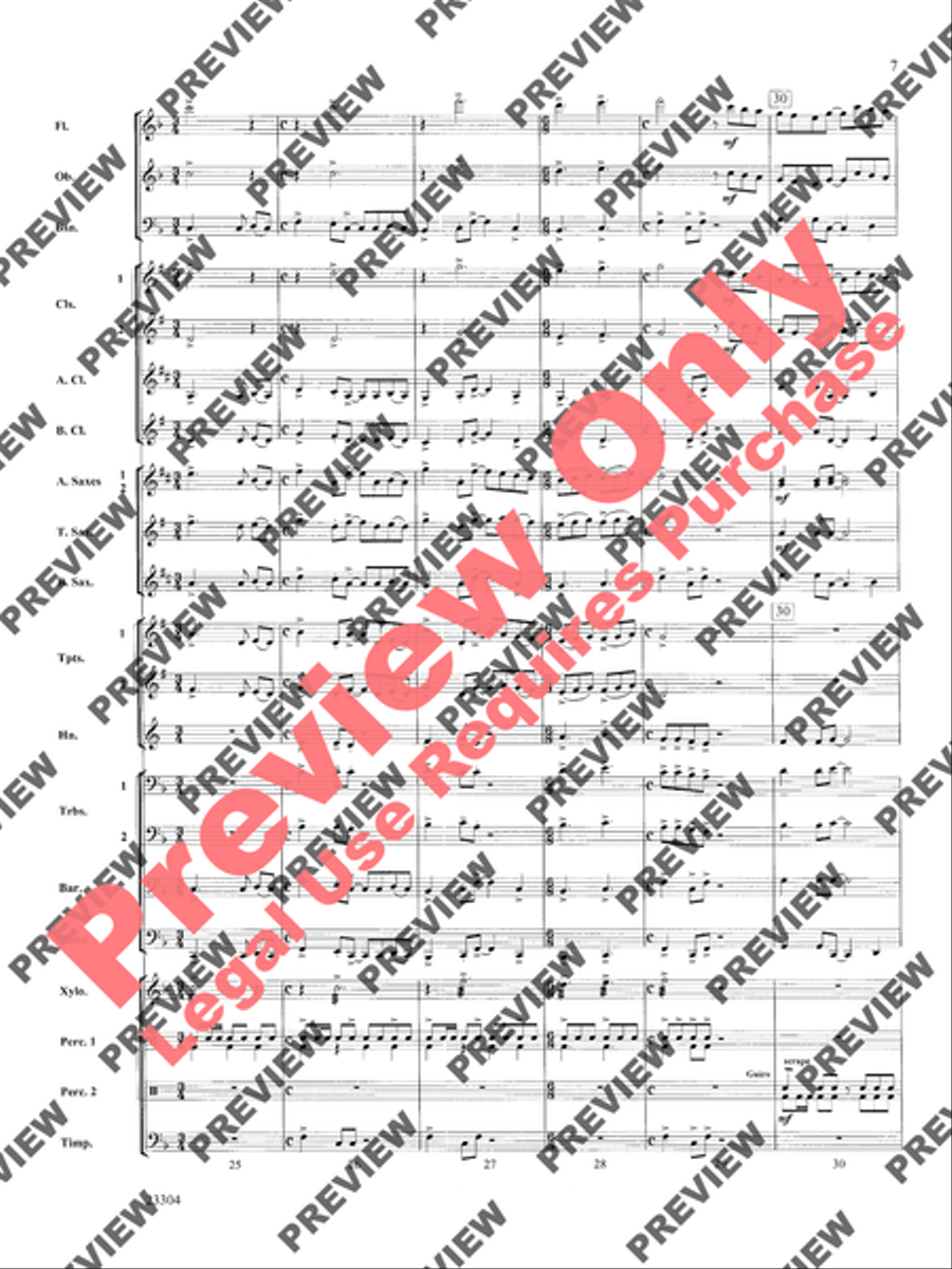 Ciudad de Festivales Concert Band scores gallery preview page 8