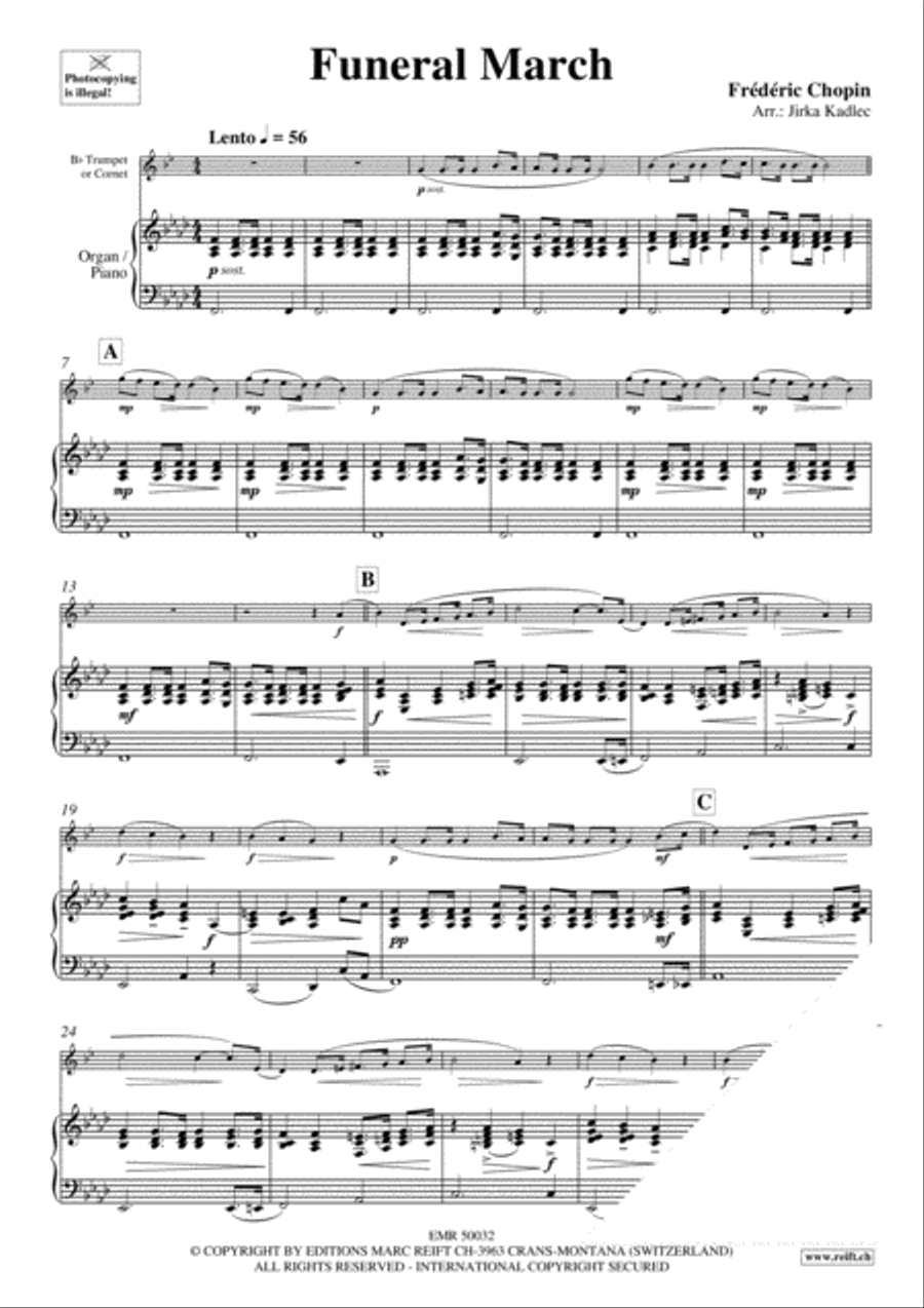 Funeral March Cornet scores gallery preview page 3