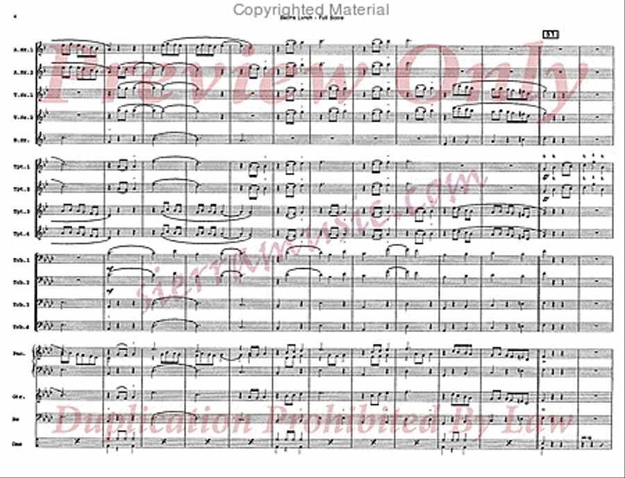 Bach's Lunch Big Band scores gallery preview page 5