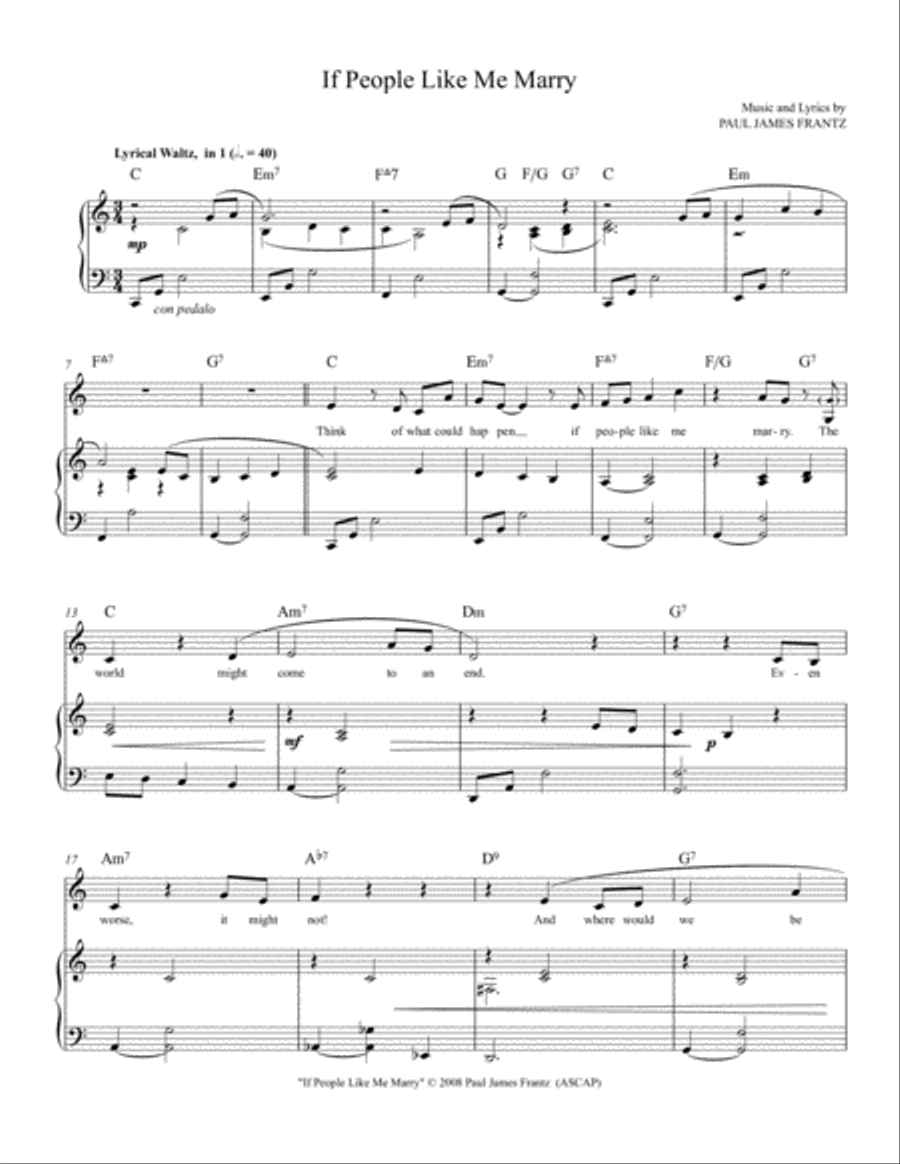 If People Like Me Marry (Starting Key: C-Major) Voice scores gallery preview page 2