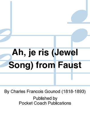 Book cover for Ah, je ris (Jewel Song) from Faust