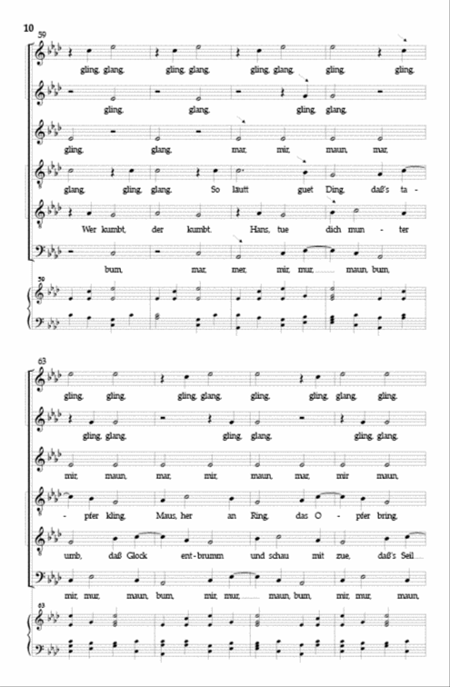 Das Gläut Zu Speyer Choir scores gallery preview page 9