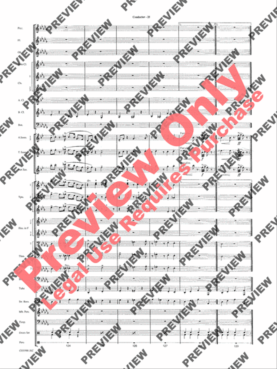 In the Miller Mood Concert Band scores gallery preview page 28