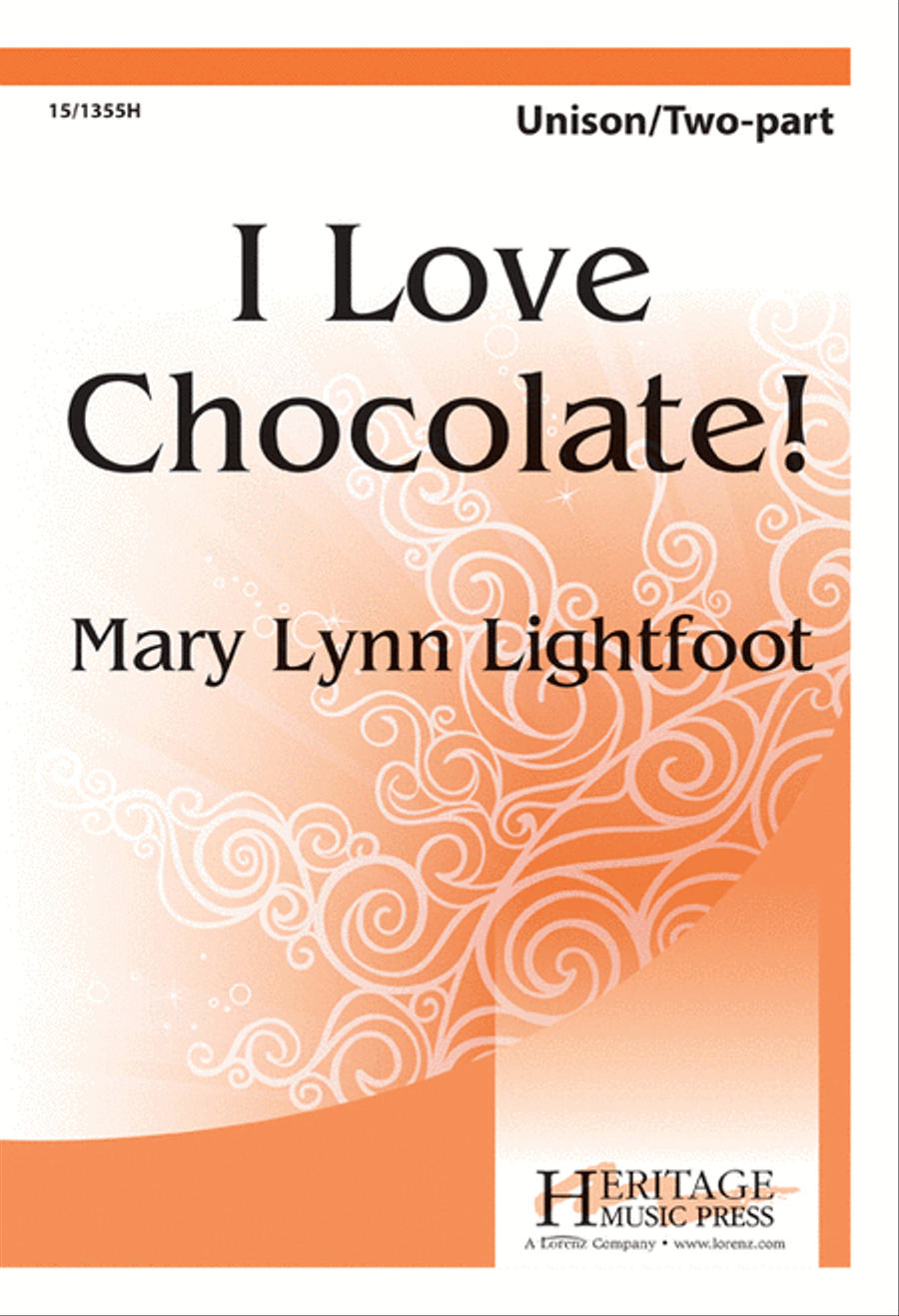 I Love Chocolate Unison Choir scores gallery preview page 1