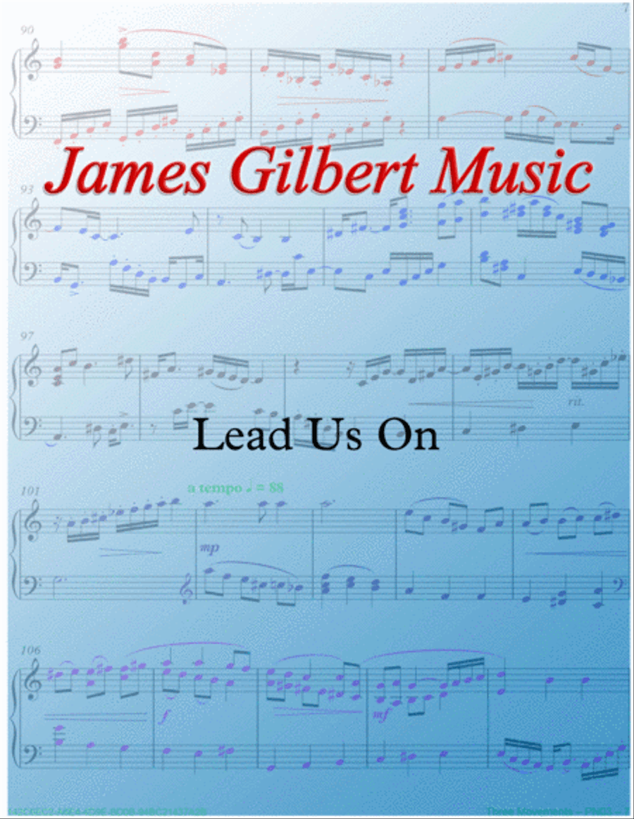 Lead Us On Lead Us On Organ Solo scores gallery preview page 1