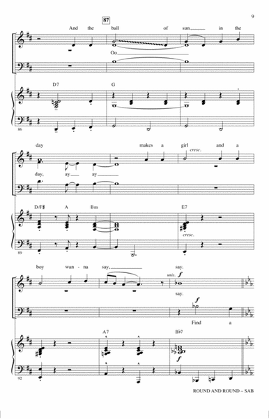 Round And Round (from The Voice) (arr. Ed Lojeski)