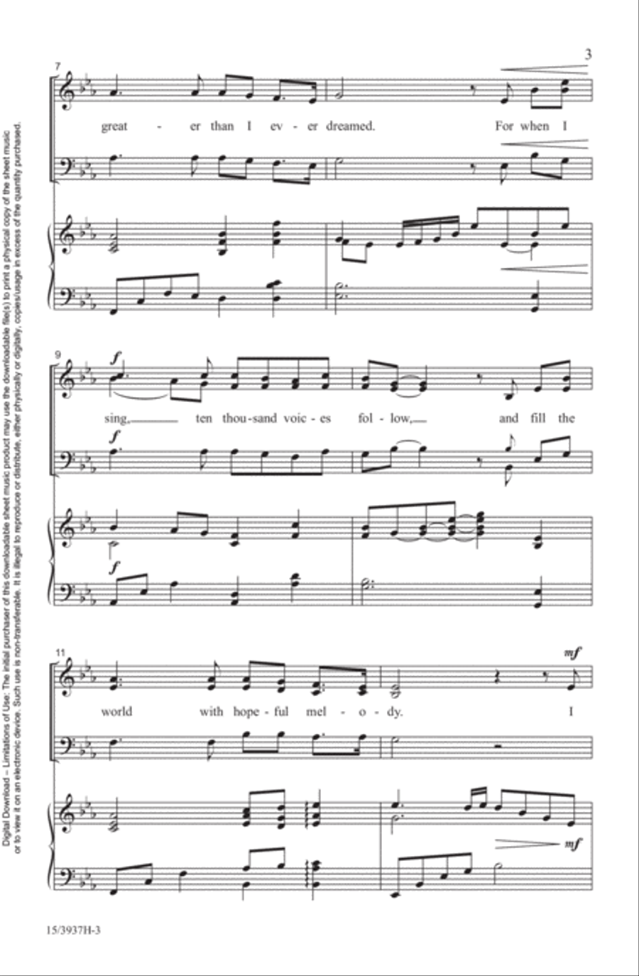 When I Sing 3-Part scores gallery preview page 3