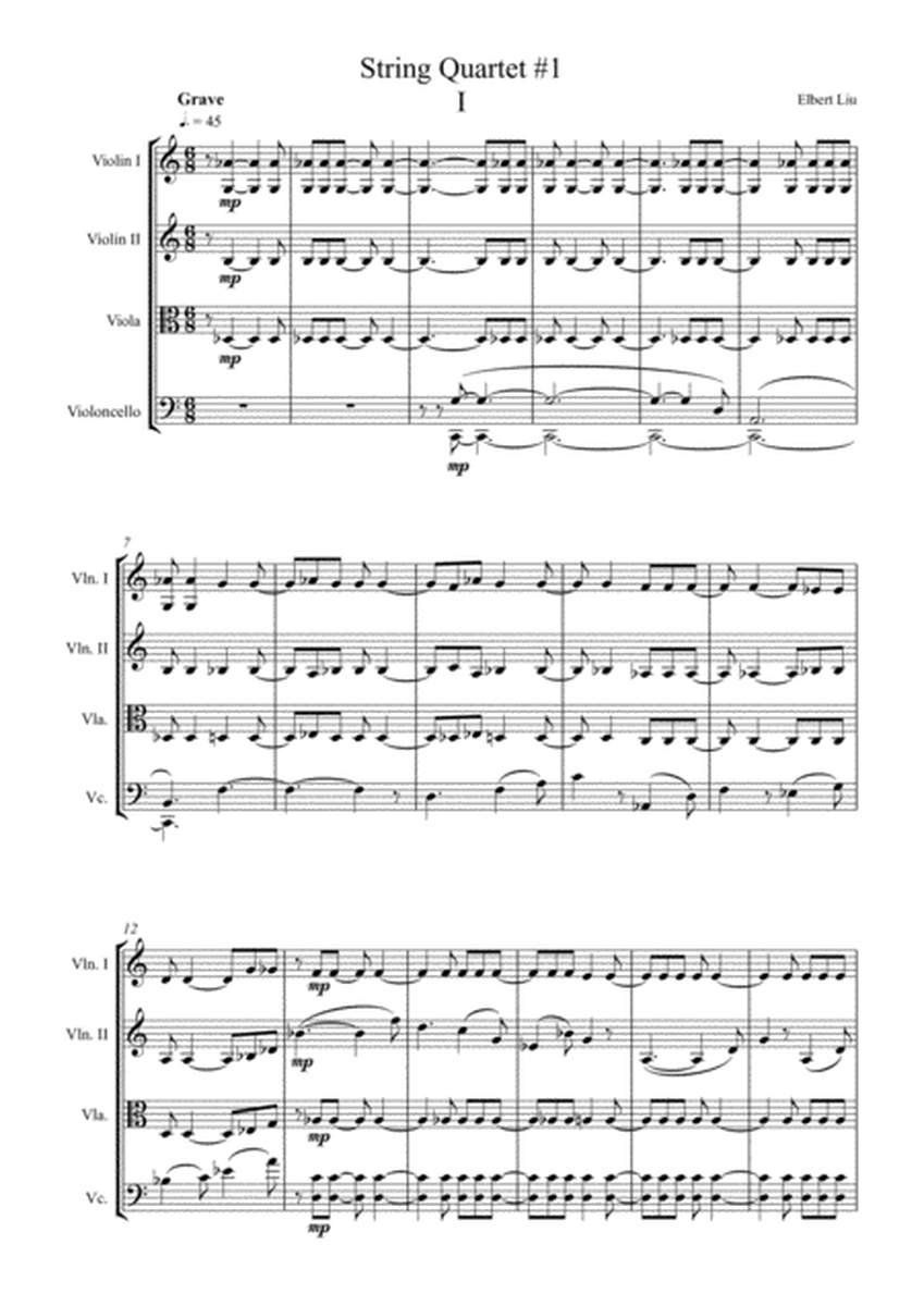 String Quartet #1 - Full Score