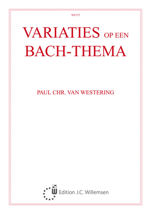 Book cover for Variaties op een Bach-thema