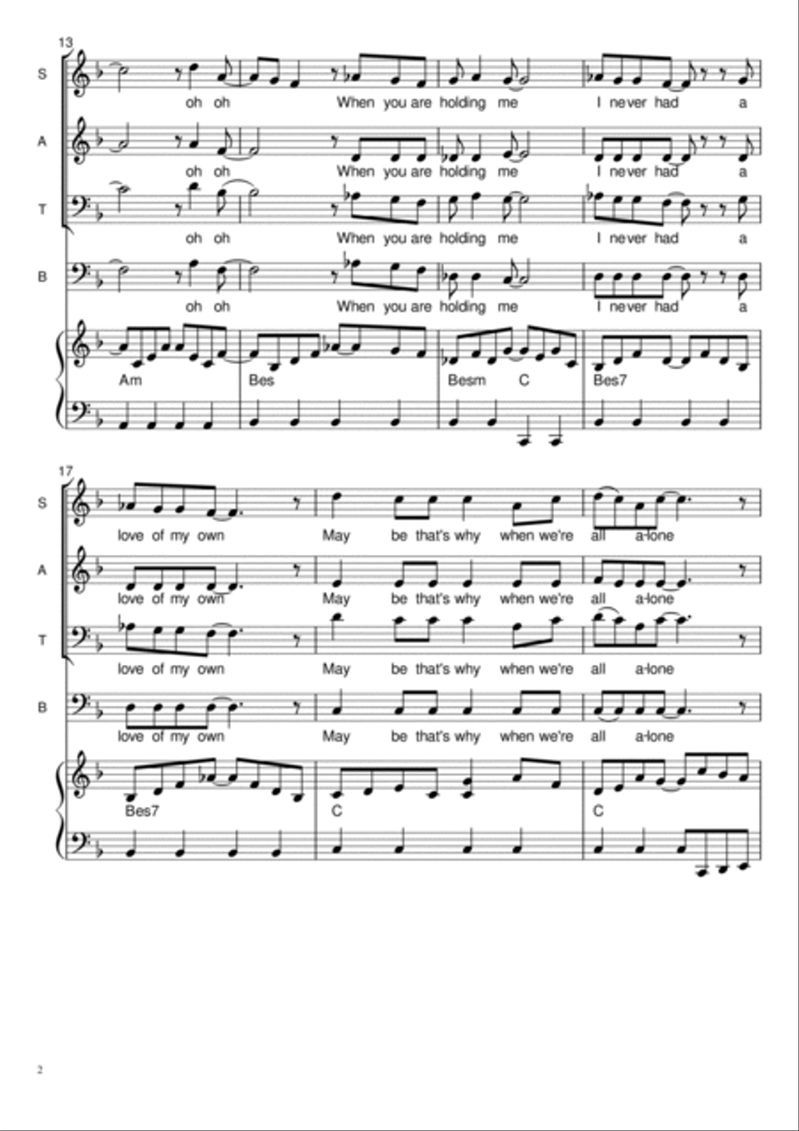I Can Hear Music 4-Part scores gallery preview page 2