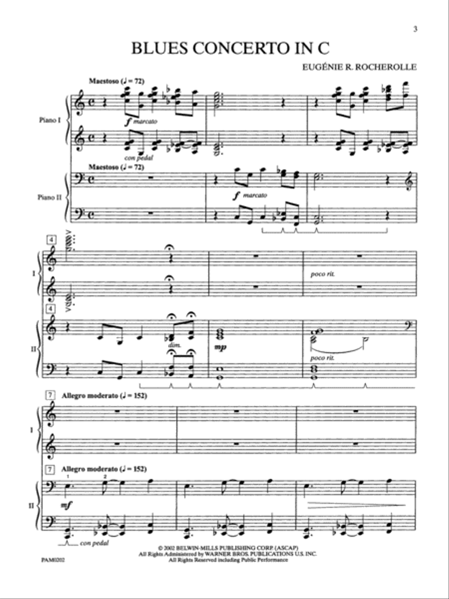 Blues Concerto Small Ensemble scores gallery preview page 4