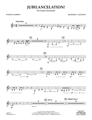 Jubilancelation! - Bb Bass Clarinet