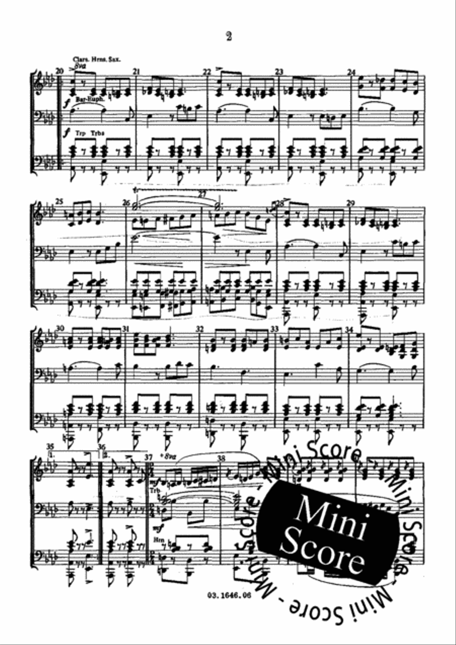 Unter Der Admirals Flagge Concert Band scores gallery preview page 6