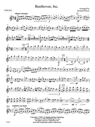 Beethoven, Inc.: 1st Violin