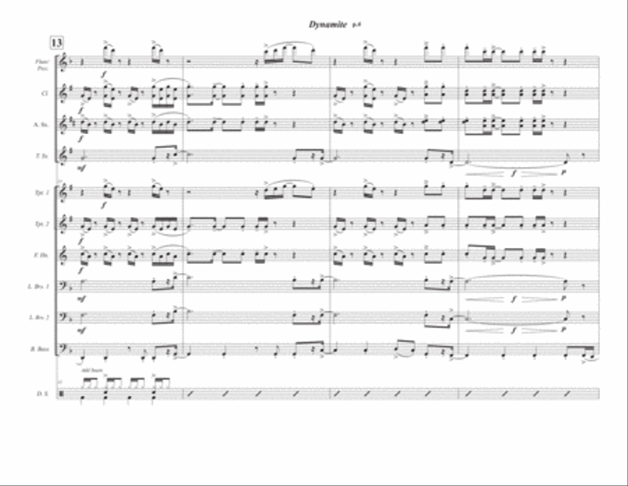 Dynamite Marching Band scores gallery preview page 4