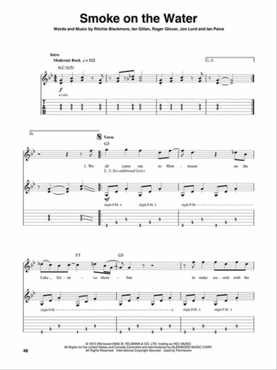 Rock Guitar Songs Rock Guitar Songs Electric Guitar scores gallery preview page 6