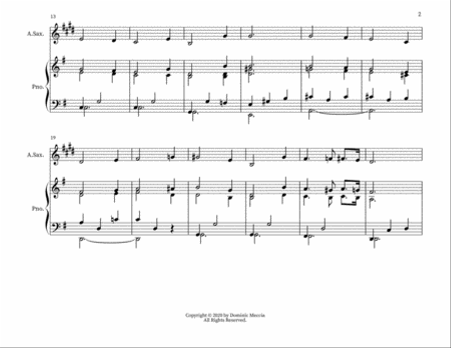 Till We Meet Again Alto Saxophone scores gallery preview page 2