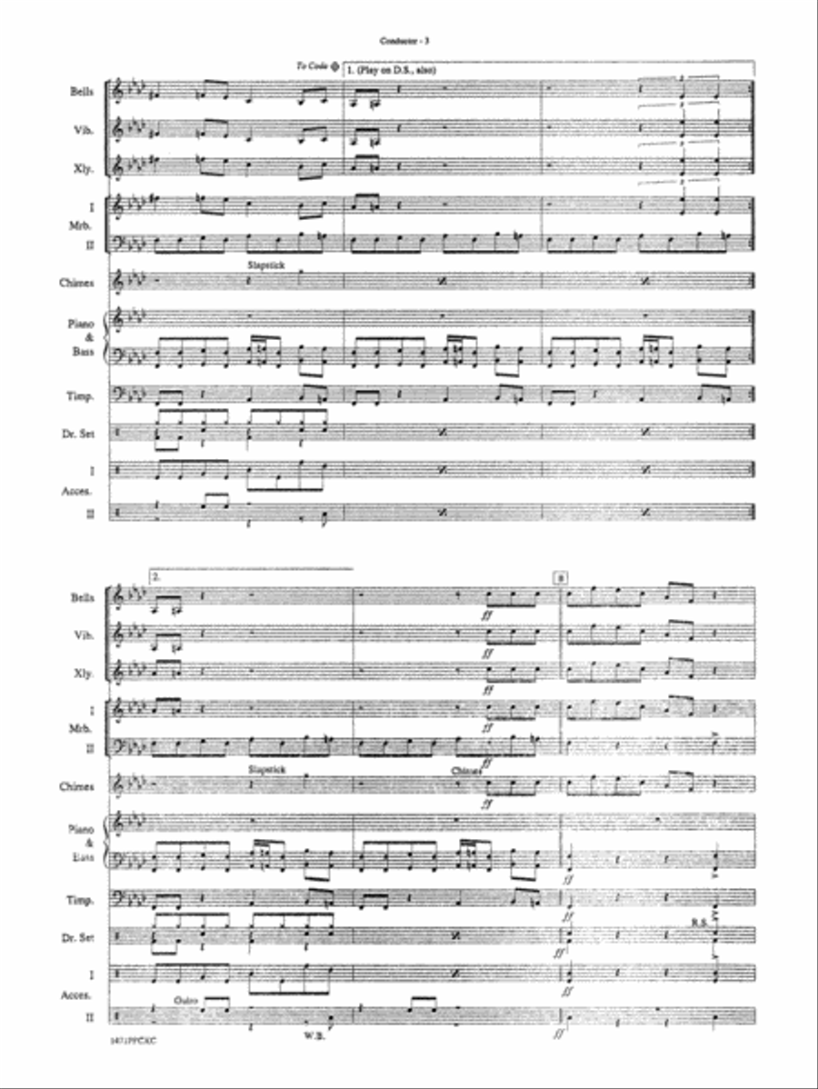 Peter Gunn: Score Peter Gunn: Score Percussion Ensemble scores gallery preview page 5