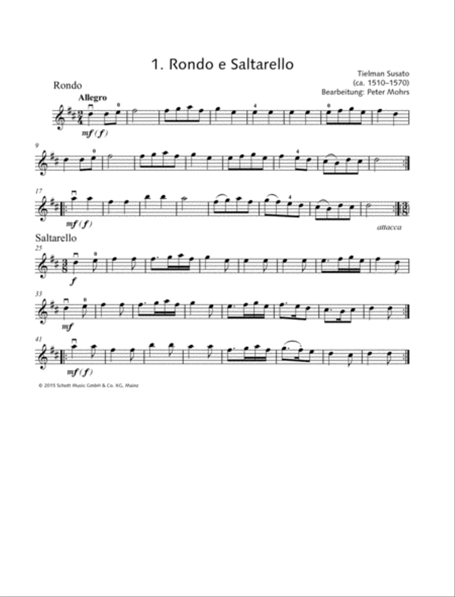 Rondo e Saltarello Rondo e Saltarello Cello scores gallery preview page 2