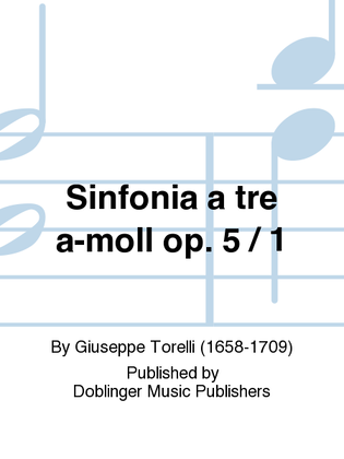 Sinfonia a tre a-moll op. 5 / 1