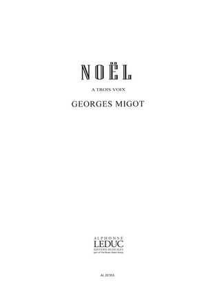 Book cover for Noel (3-part Chorus) (choral-mixed A Cappella)
