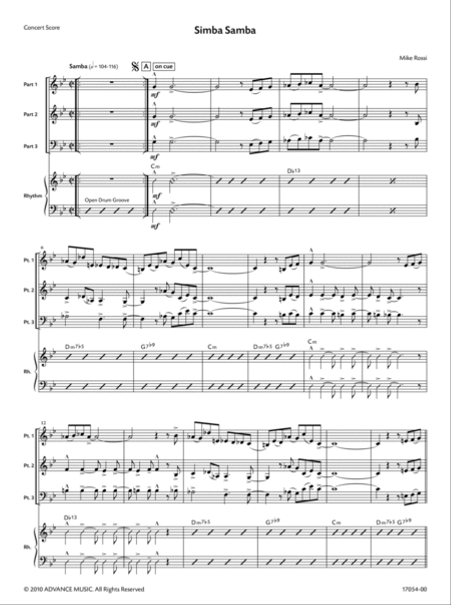 Simba Samba Small Ensemble scores gallery preview page 3