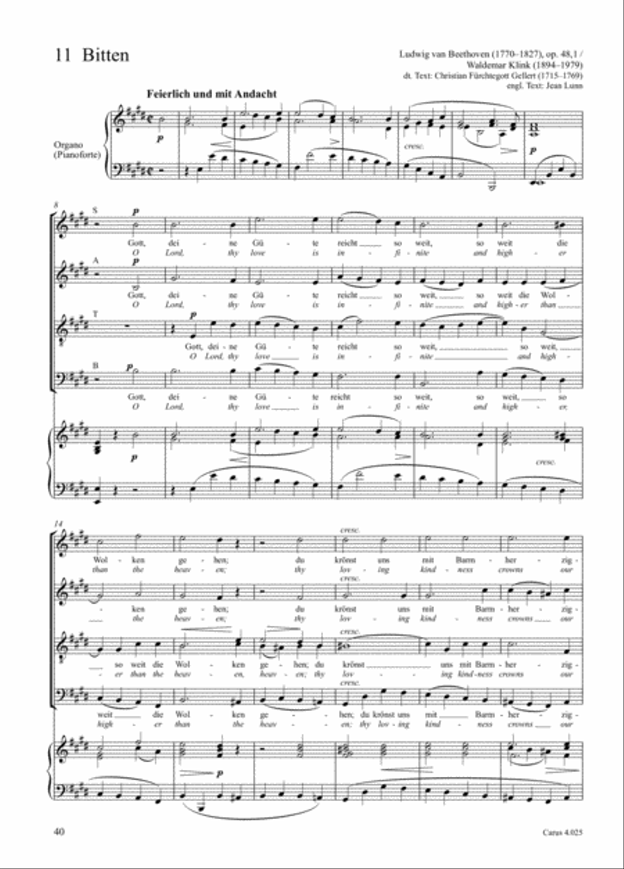 Choral Collection Beethoven Choir scores gallery preview page 6