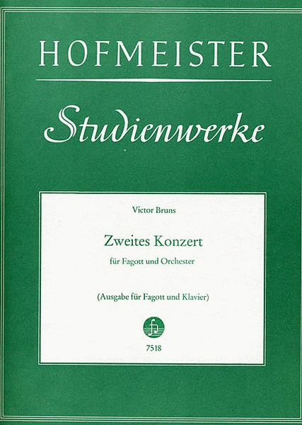 2. Konzert fur Fagott und Orchester op. 15 / KlA
