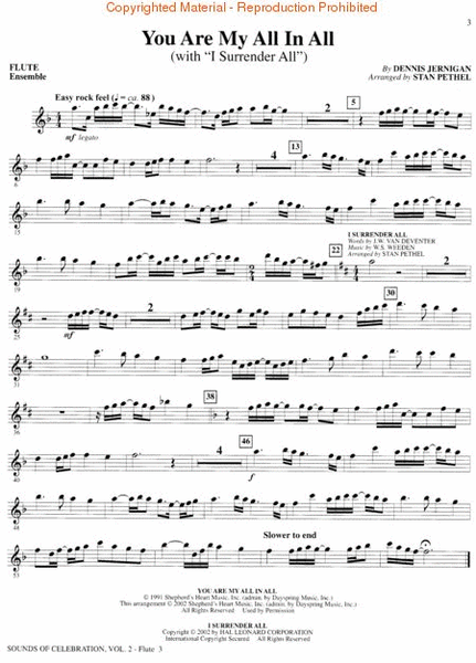 Sounds of Celebration (Volume Two) - Flute by Stan Pethel Flute - Sheet Music