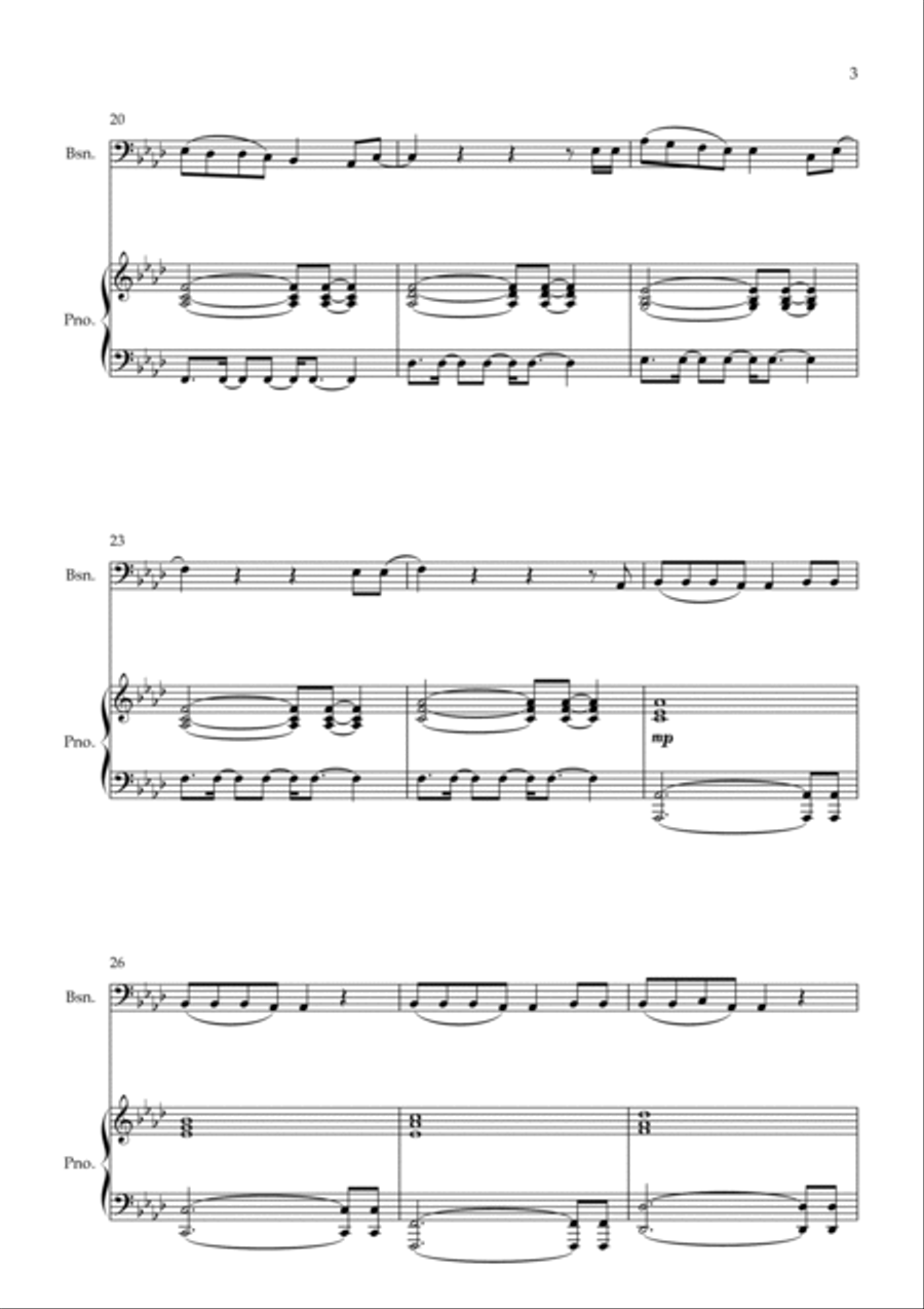 Love Me Like You Do Love Me Like You Do Bassoon scores gallery preview page 3